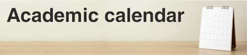 Academic & administration calendar