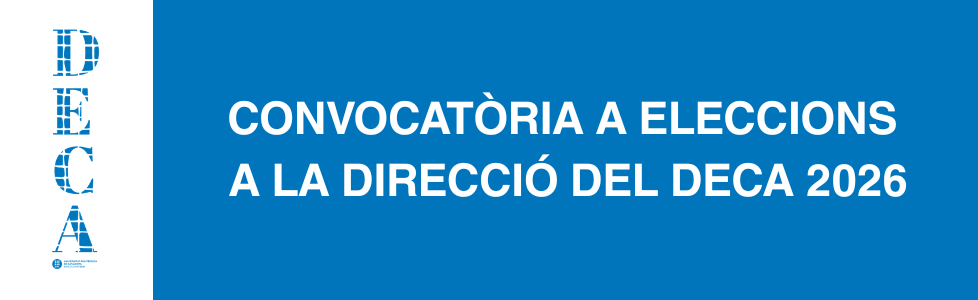 Convocatòria d'eleccions a la direcció del DECA